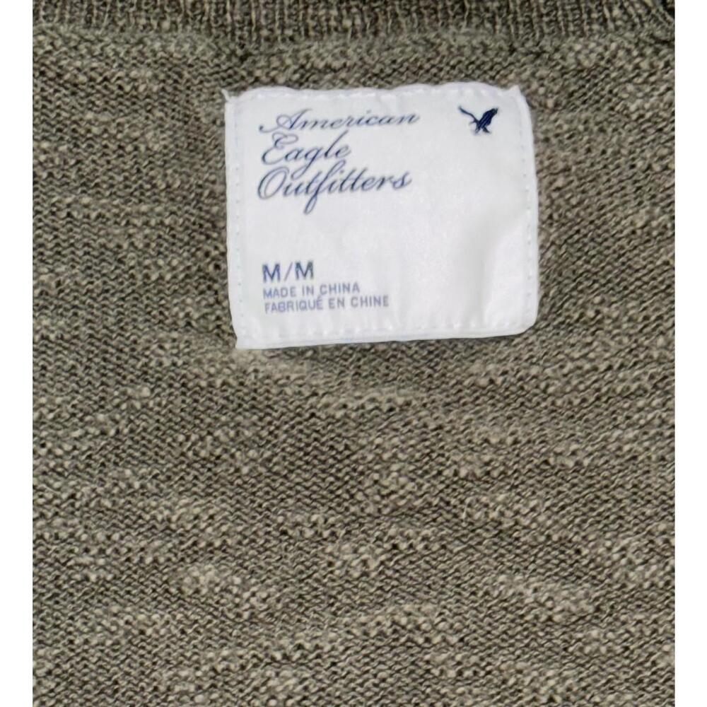 American Eagle Outfitters‎ Olive Green Cardigan Sweater - Women's Size Medium - Picture 3 of 5